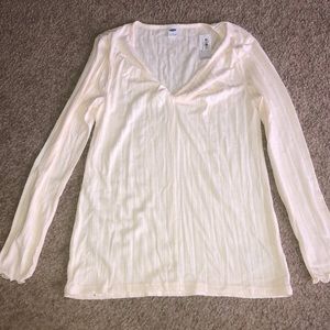Old Navy, cream colored top